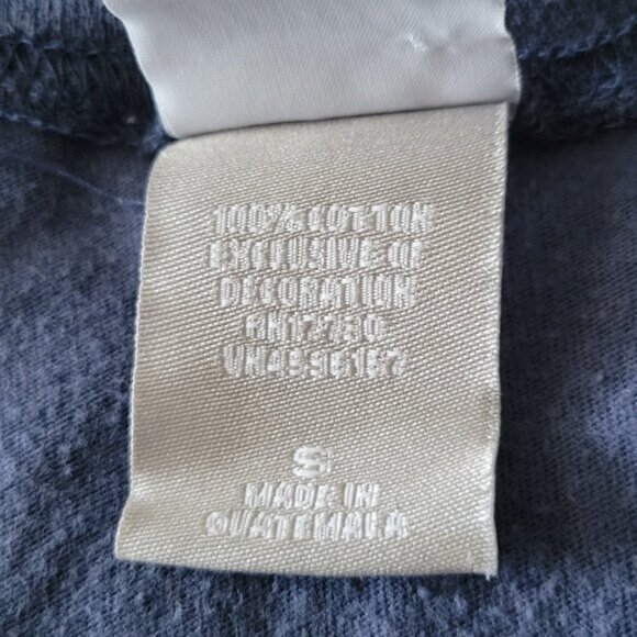 Utility Graphic Tee Navy Blue Women's Sz Small T-shirt Retro Y2K - Picture 4 of 7